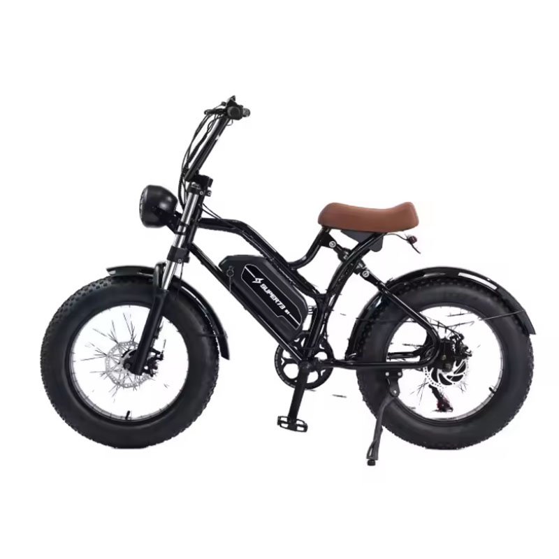 Warehouse Popular SMLRO Electric Road Bike 350W 500W 1000W 48V 20" Motor Bike Fat Tire Battery Mountain Snow Bicycle E bike