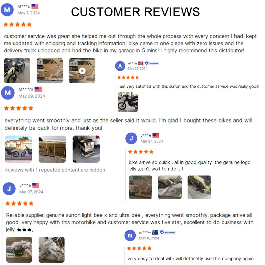 2024 Promotion Powerful Electric Bicycle Surron Light Bee X 6000W Su ron Ultra Bee 12500W Adult Sur-Ron Electric Mountain Bike