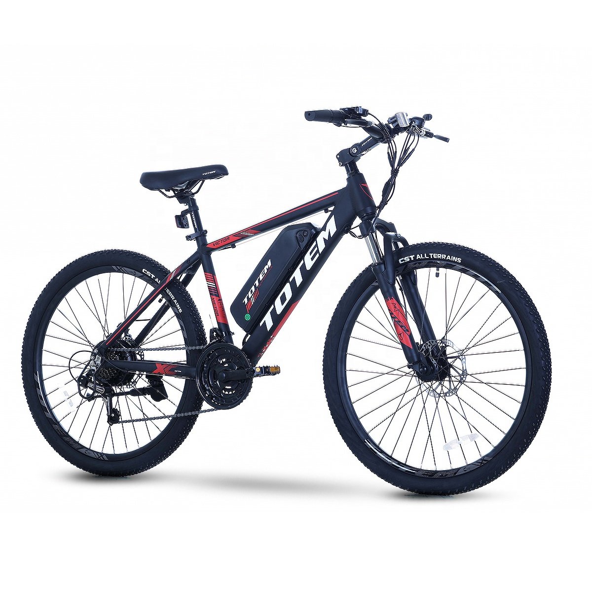 Multiple Colors 26 inch Wheels 21 Speeds Shimano Double Shock Absorption Electric Mountain Bike
