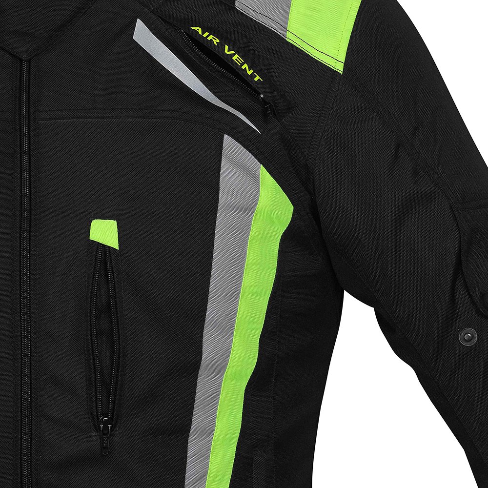 New Hot Sale Biker Jacket For Men Safety Riding With High Visibility CE Armor Protective Padding Waterproof All 4Season
