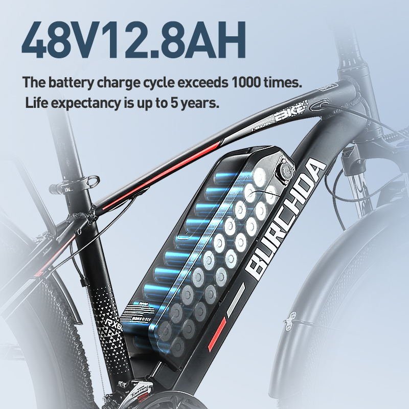 New Model Mountain Bike 48 V Unisex Aluminum Alloy Frame 500w Vibration Damping System Bicycle Electric Bike