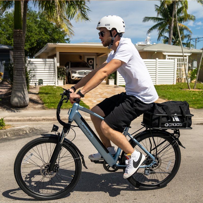 EU UK USA warehouse free shipping 26 inch city bicycle fast ebike long range 36v 350w electric city bike with basket