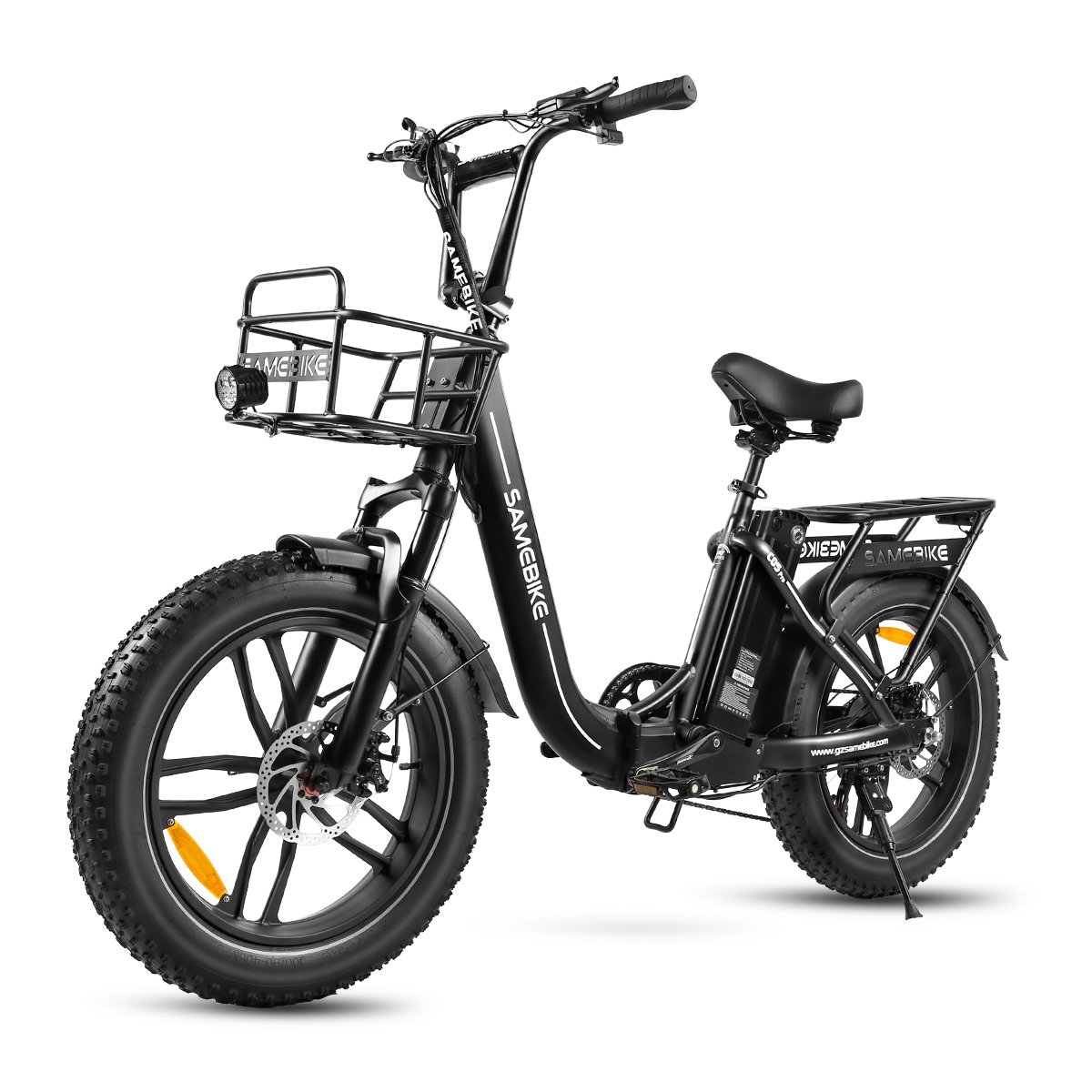 SAMEBIKE EU STOCK C05 Pro 20 inch 500w motor 36V 13AH lithium battery fat tire electric city bike cheap folding ebike