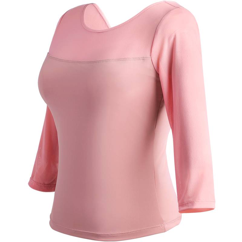 Dance clothes top adult female long -sleeved ballet practice clothes net gauze classical dance body fucking gauze clothes