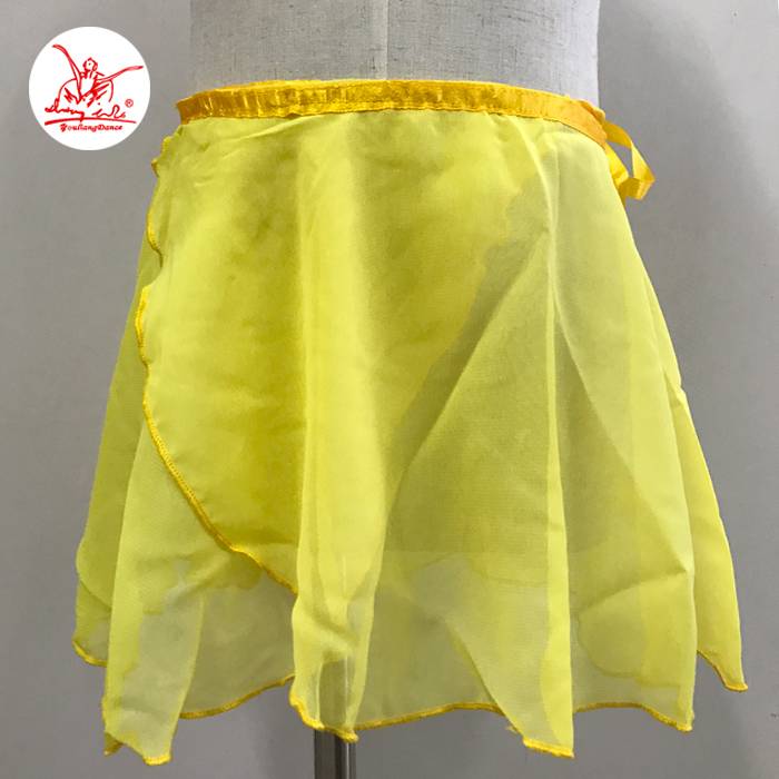 Children's ballet dance exercise skirts are chiffon skirt skirt skirt skirt gymnastics clothing base training suit