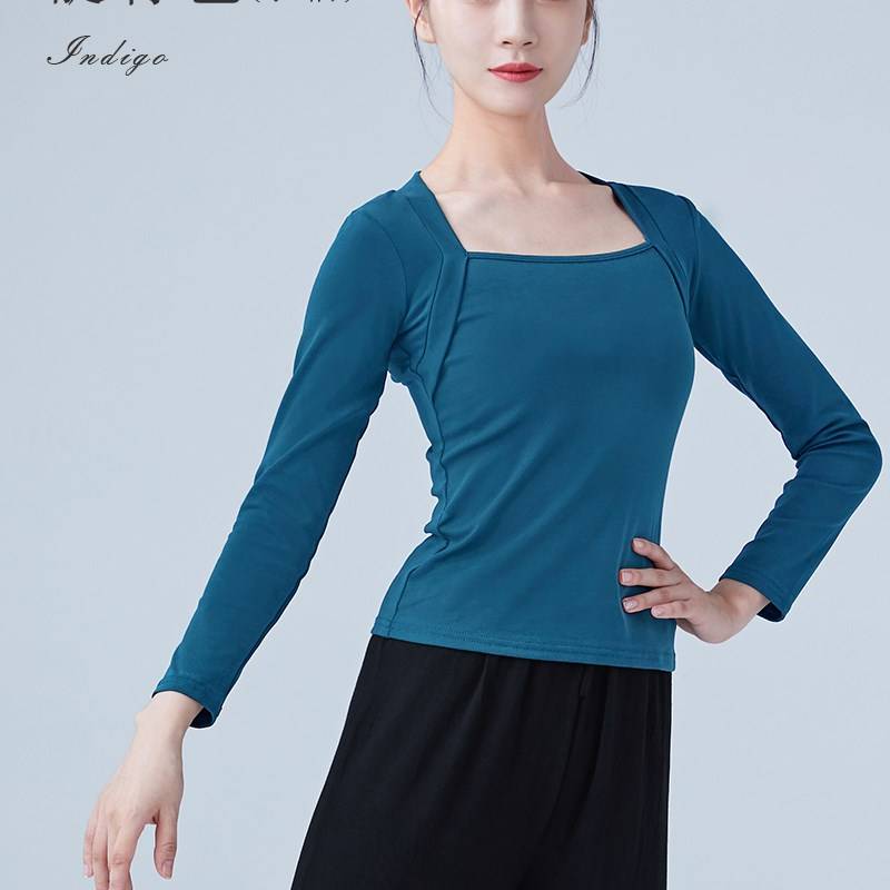 Spot dance service top, practice service, female adult autumn ballet service Chinese dance -shaped dress Z classical dance recipe