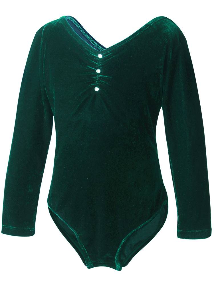 Children's dance service girls summer short -sleeved dancing exercise girl ballet test conjoined Chinese dance service