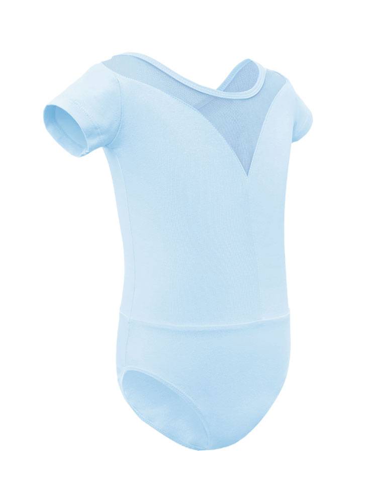 Children's dance service girls summer short -sleeved gymnastics young children's ballet training gauze skirt dancing clothes suite