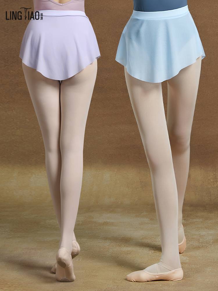Adult dance half -body skirt practice service special mesh skirt dancing gymnastic hip skirt ballet outside a short skirt