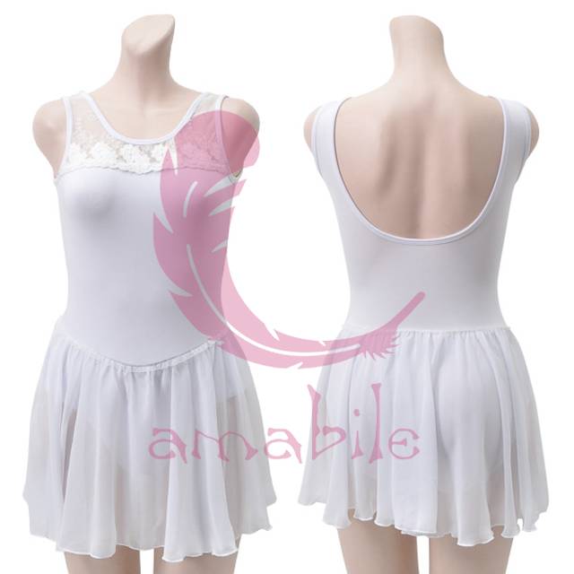 Clearance special offer 1 gift 1 ballet dance gymnastics practice adult conjoined skirt Al0305