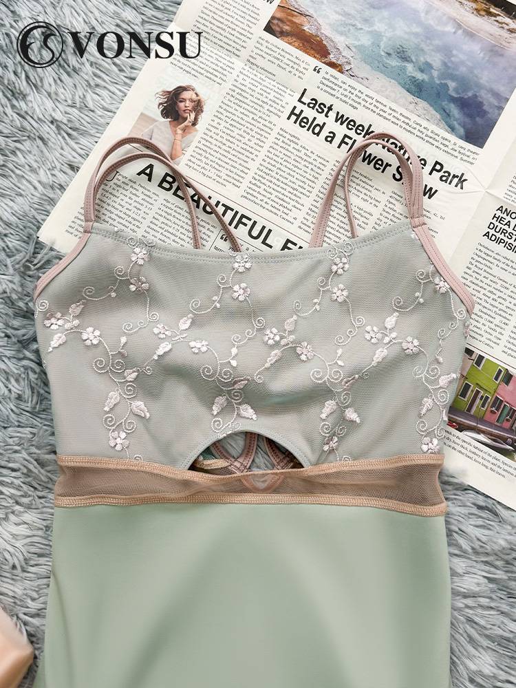 Fanshu suspender dance service adult girl spring and autumn new ballet connecting body clothing test grading exercises