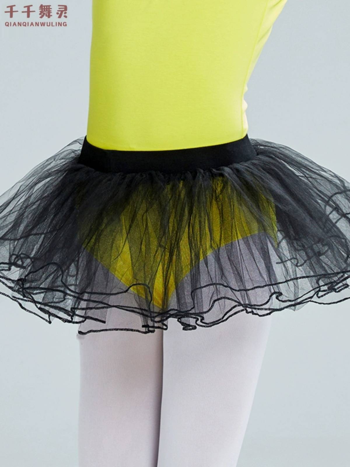 Children's dance half -body gauze skirt performances, ballet dance girls practice short skirts, net gauze girl dancing skirt