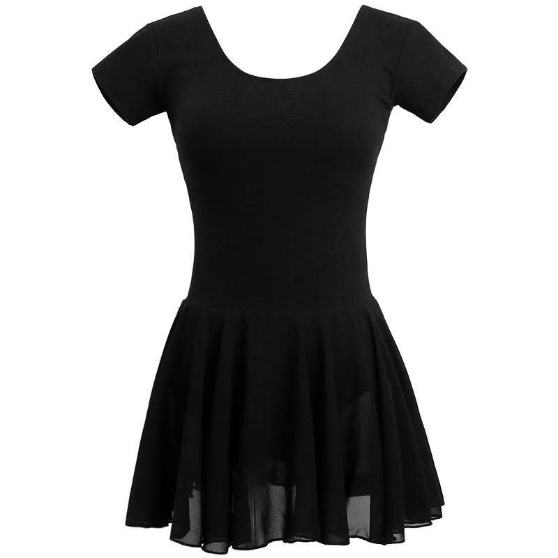 Adult dance service teacher dedicated to Chinese dance -shaped sports uniform big children short sleeves show thin dance skirt ballet body service