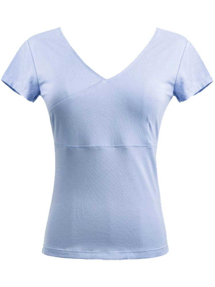 Adult dance service girl students short -sleeved top -like body skills test ballet exercise skills classical dance dance clothes
