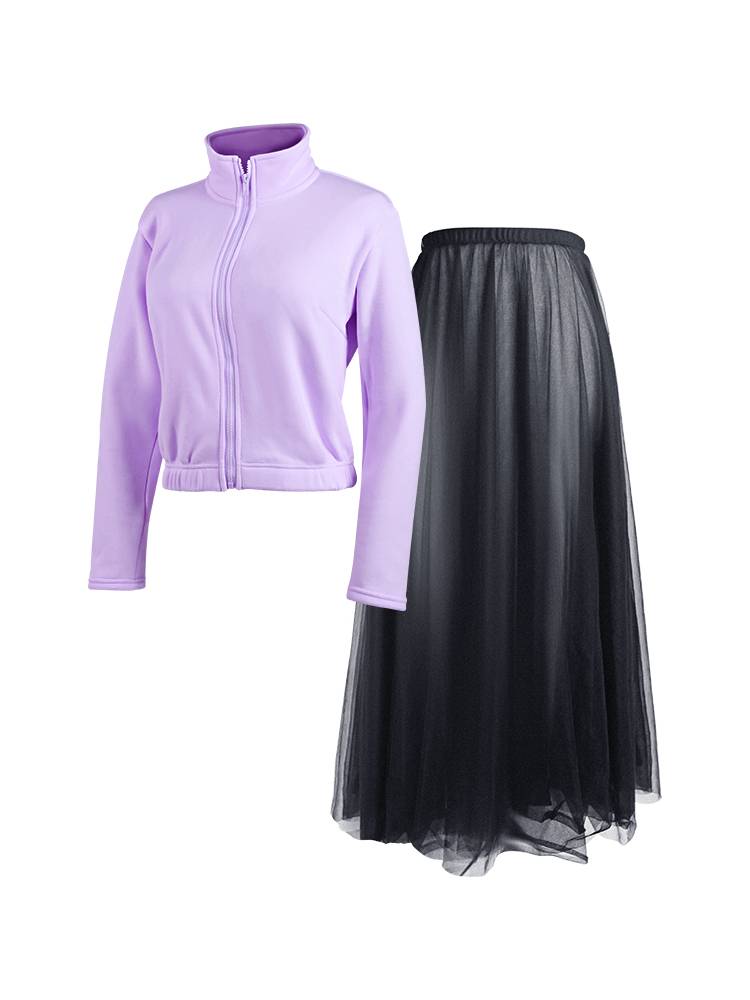 Adult ballet dance service female autumn and winter plus velvet dancers -raised cardigan practitioner, teacher to keep the shirt art test