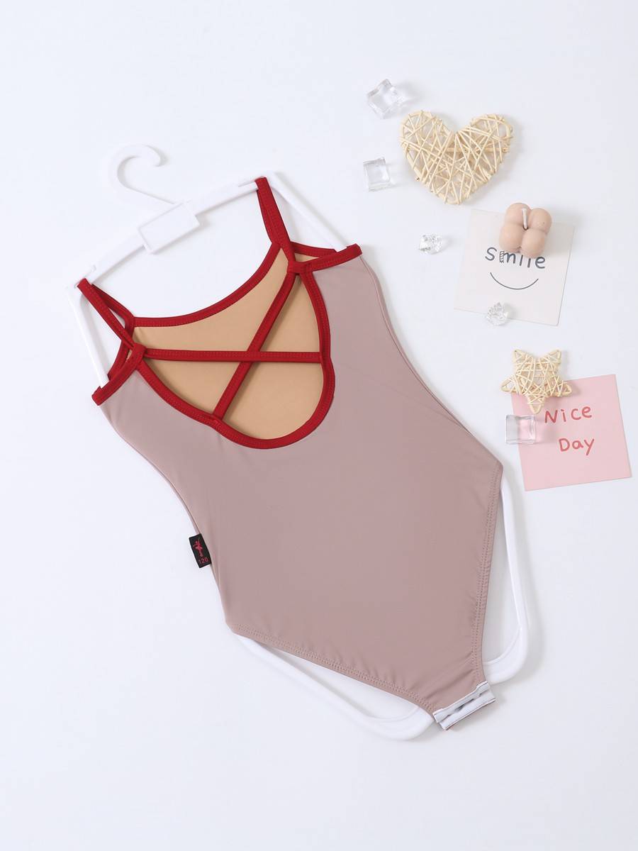 Dance service children's young children's ballet exercise clothes Chinese dance -shaped sports clothes summer suspender ballet clothes open stall