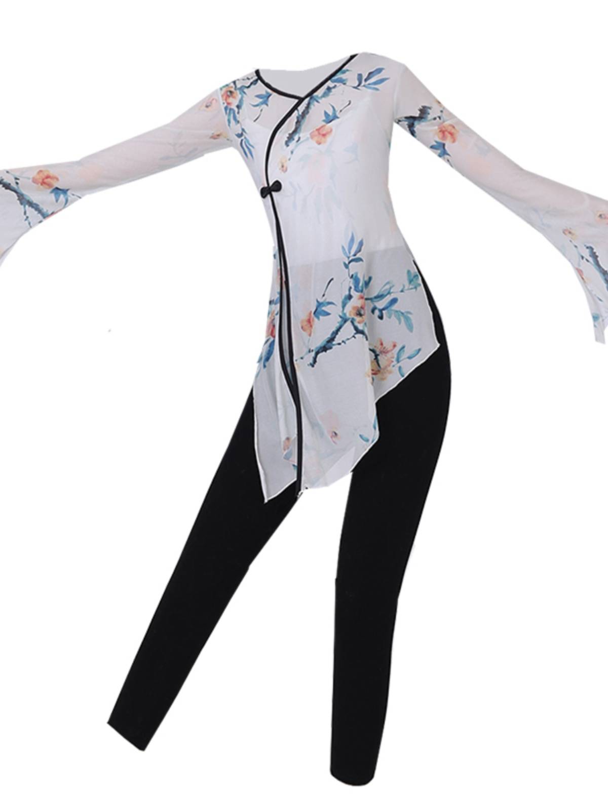 Classical dance body rhyme yae dance dance exercises Chinese dance art test clothing top national ballet performance clothing