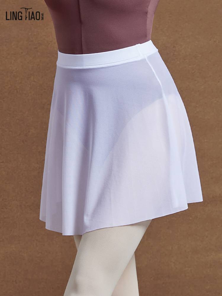 Dance half -body skirt adult female ballet body training outside with small skirts to practice gymnastics skirt short skirt