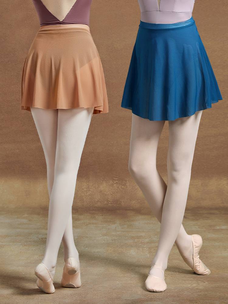 Dance half -body skirt adult female ballet body training outside with small skirts to practice gymnastics skirt short skirt