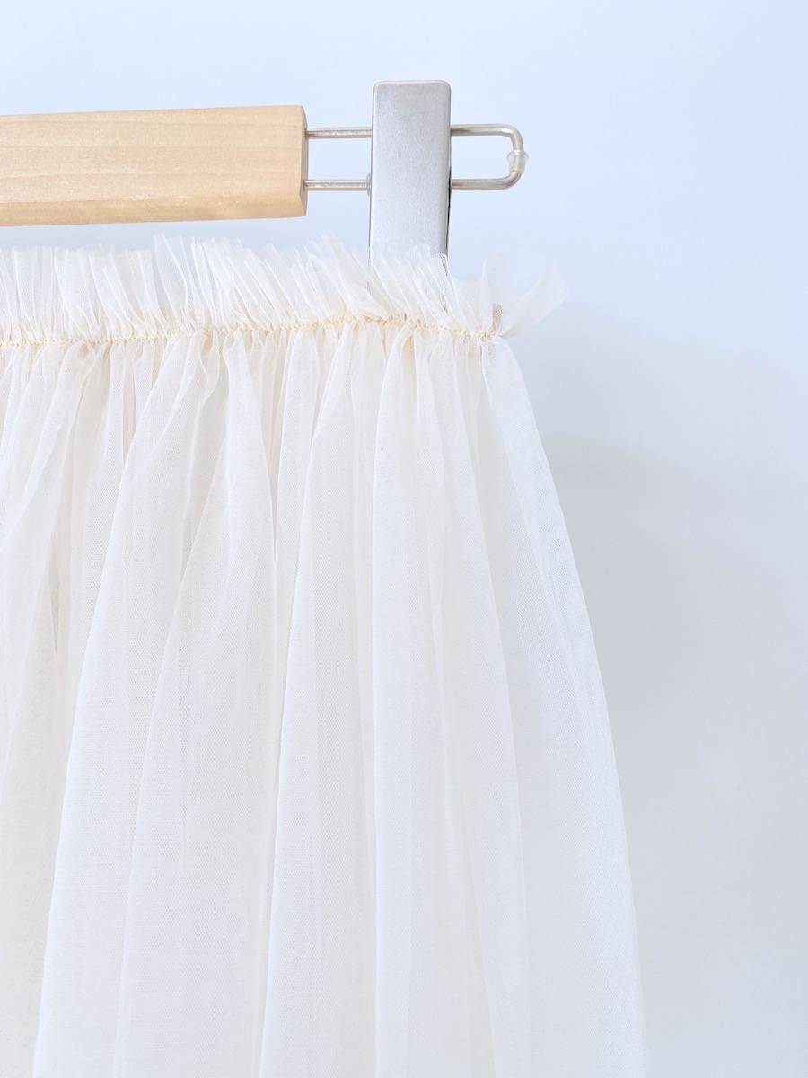 Cute little fairy tutu skirt!Ruisky ballet dance children multi -pleated petals waist waist light small gauze skirt