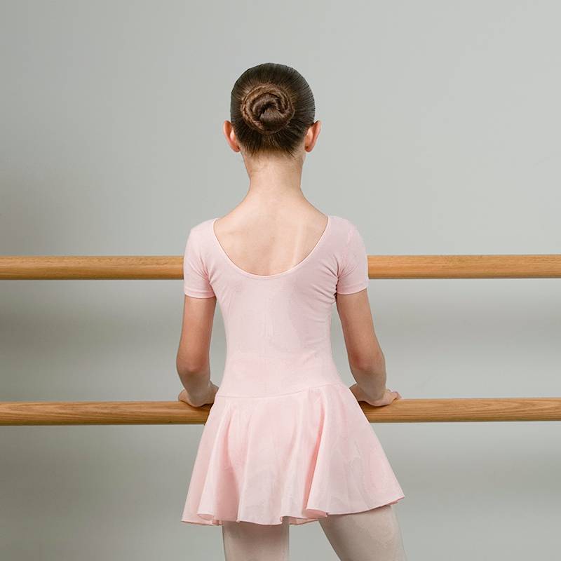 Sansha French Sanzha Ballet Children's Short Skirt Conjunction Short -sleeved Practice Service Chinese Dance Examination Services
