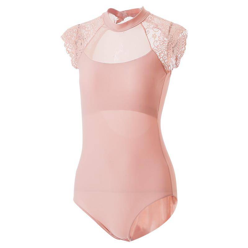 Little jasmine embroidery gymnastics clothing adult female ballet exercise service conjoined dance service base training suit