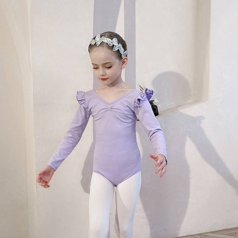 Dance service girl Xia Fei sleeve dance skirt children's short -sleeved exercise princess convex skirt girl ballet skirt