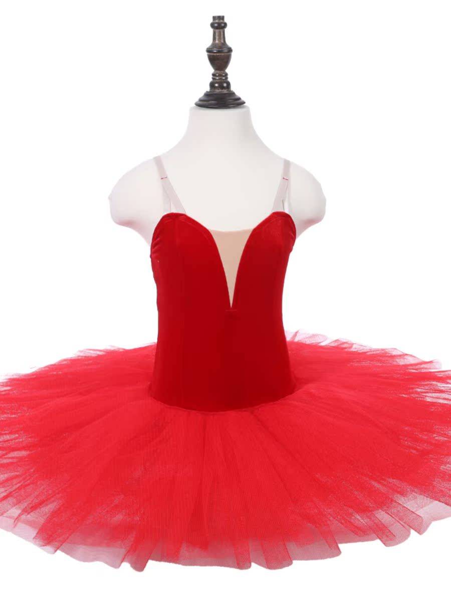Suolasiduo Xiduo White Swan Lake Performance TUTU Ballet Velvet Skirt Practice Puff Skirt