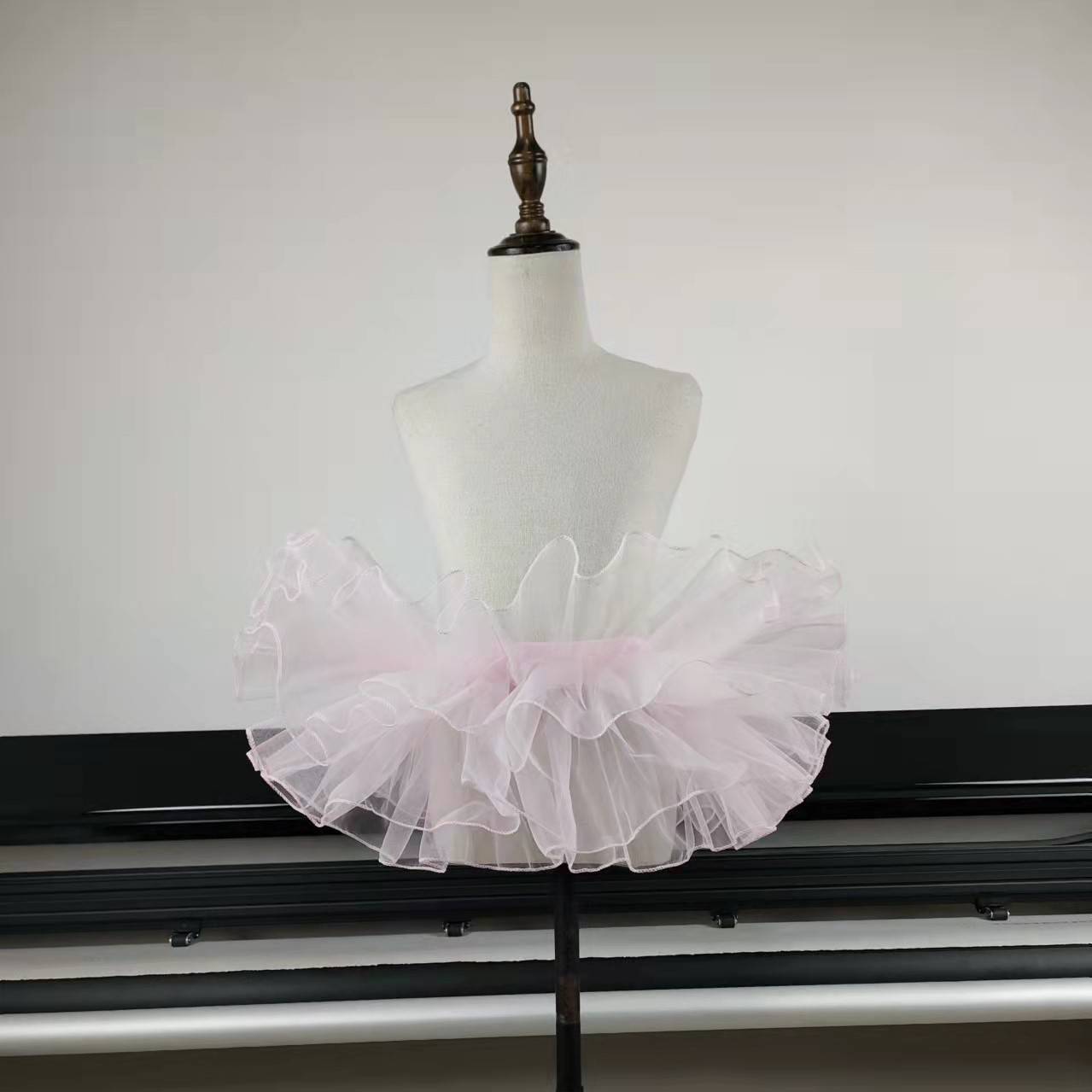 Children's dance clothes skirt skirt girl Chinese dance ballet skirt girl dancing skirt net gauze puff skirt