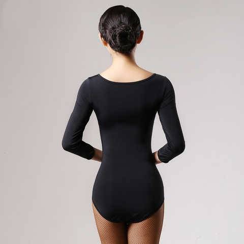 2019 women's net gauze splicing air yoga joints containing chest pad ballet dance crotch with buckle bribel clothing