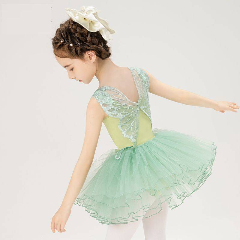 Girl dance practice service children's body ballet Chinese dance connecting camisole gymnastics clothing panton skirt dancing dance service