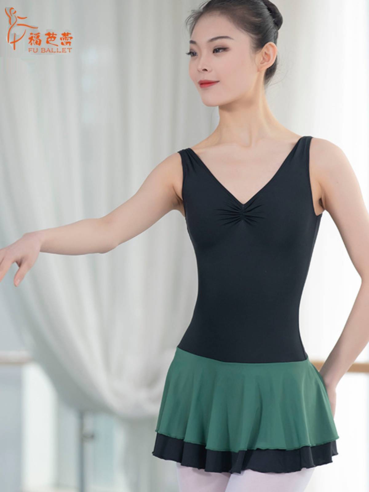 Adult Children Ballet Dance Skirt Practice Server Skin Server Comfortable Condor Striper