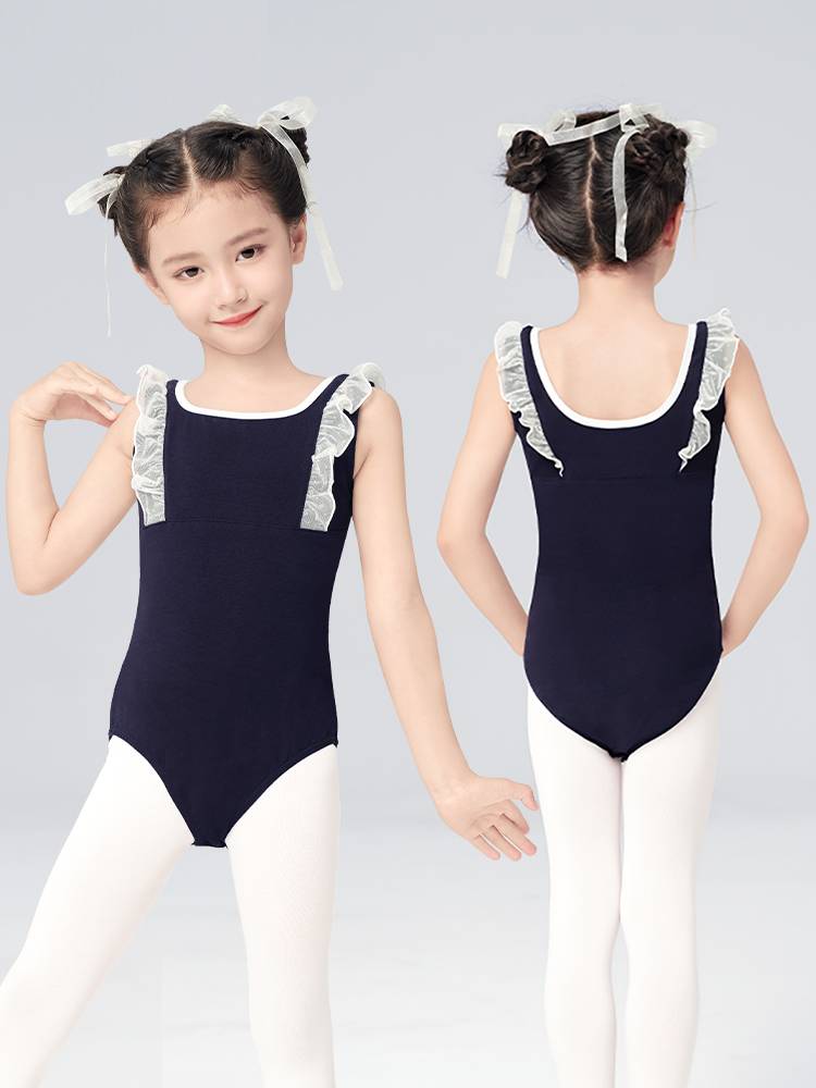 2024 Children's dance service summer sleeveless practice service girl ballet service big boy Chinese dance dance clothes