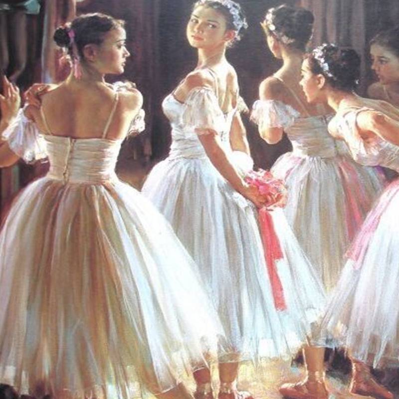 New female adult ballet long yarn skirt Swan lake skirt ballet tutu skirt raccies