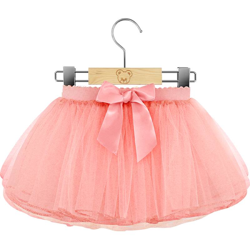 Children's dance practice service girl dancing panton yarn ballet skirt pink white net yarn skirt short skirt
