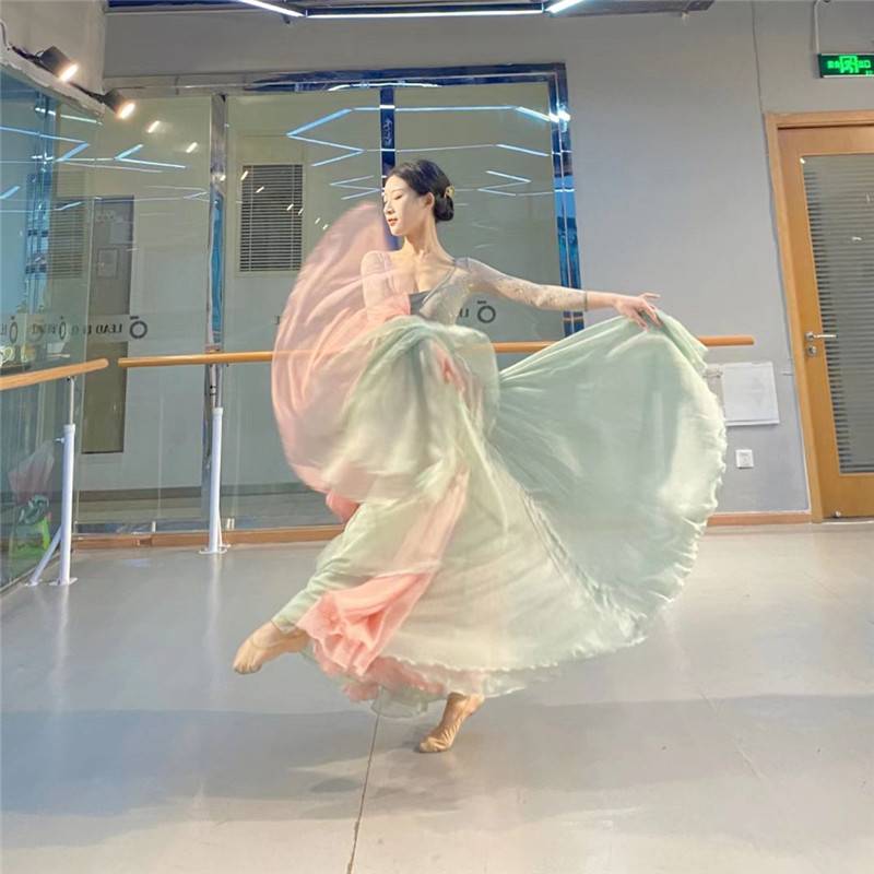 Ballet Langles Gymnastics Clothes Performance Table Civecasters Training Gong Server Yoga Dance Female Classical Skirt