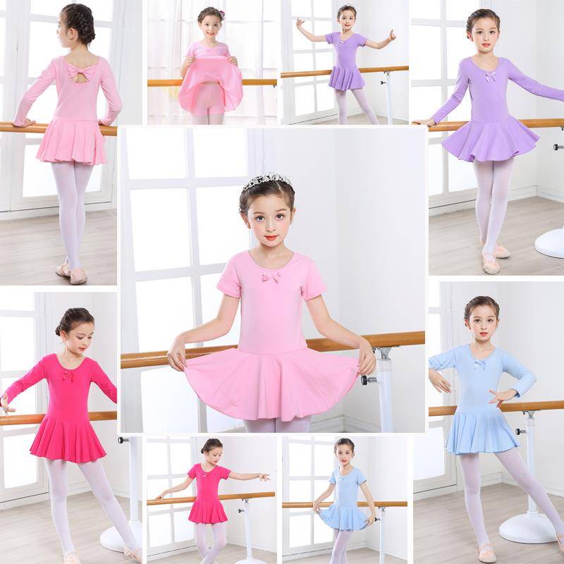 Children's dance clothing autumn and winter girl dancing dancing dress long -sleeved ballet skirt girl Chinese dance test -level exercise uniform