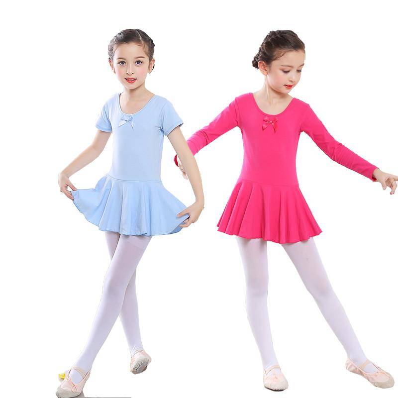Children's dance clothing autumn and winter girl dancing dancing dress long -sleeved ballet skirt girl Chinese dance test -level exercise uniform