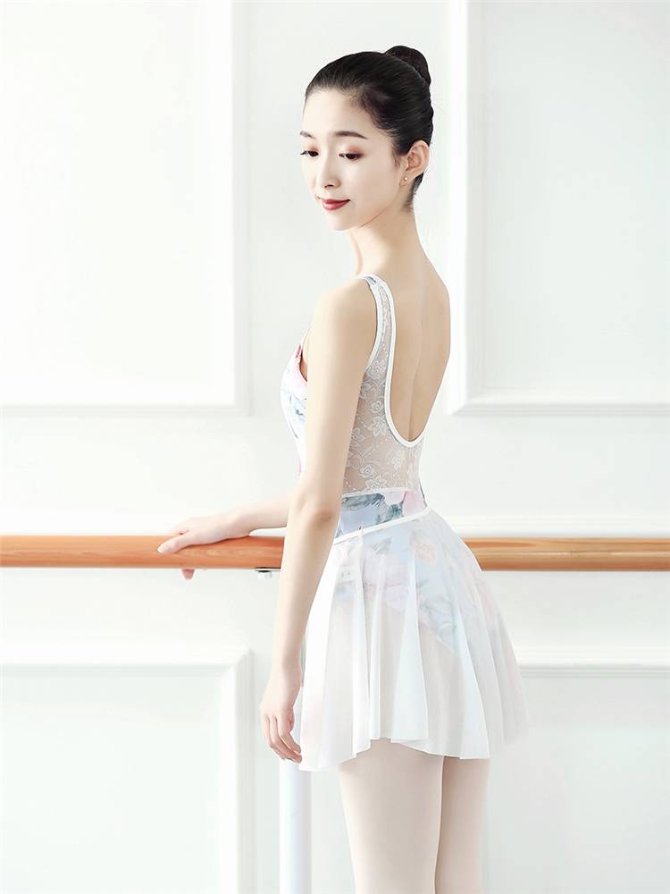 Little Jasmine Elastic Network Ballet Skirt Adult Women's Base Training Symptom Dance Dance Practice Dress Skirt Skirt Skirt