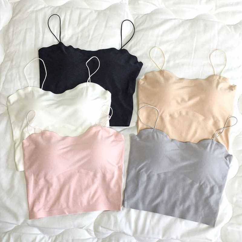 Short dance service women's integrated steel ring -free tube top vest vest Modern classical Z ballet exercises