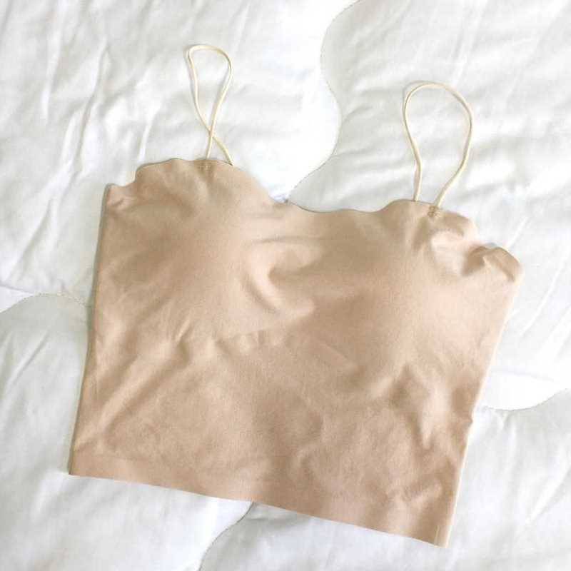 Short dance service women's integrated steel ring -free tube top vest vest Modern classical Z ballet exercises