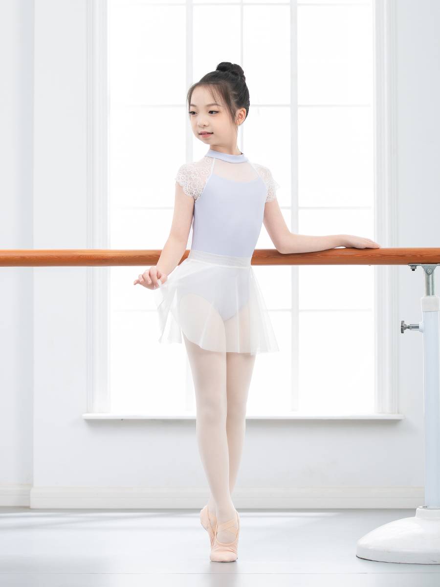 Little jasmine ballet dance exercise dance service dance service girls and children lace niche professional gymnastics uniforms conjoined clothes summer