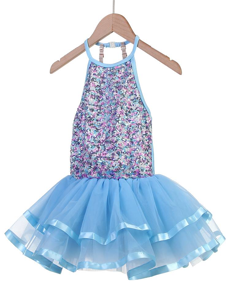Ballet performance service children's colorful performance service professional puffy skirt skirt competition sequin ballet TUTU skirt