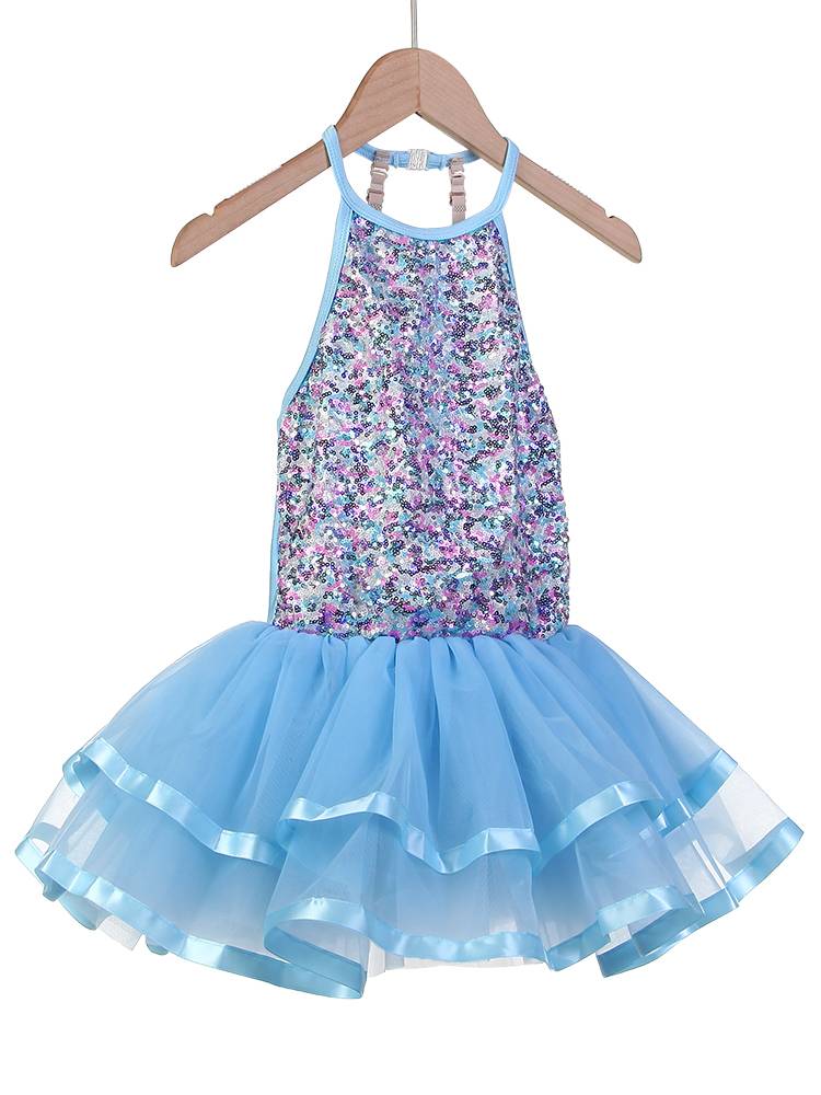 Ballet performance service children's colorful performance service professional puffy skirt skirt competition sequin ballet TUTU skirt