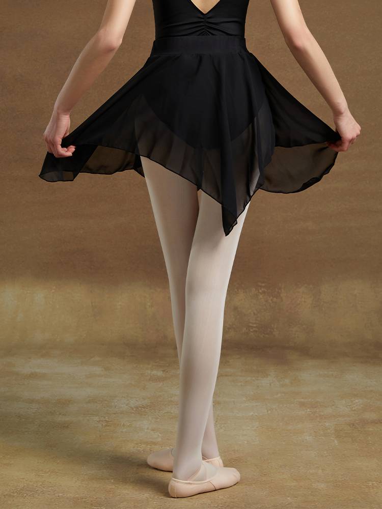 Adult ballet dance service half -body skirt dance clothing outside with hip skirt practice service gymnastics clothes body training short skirt