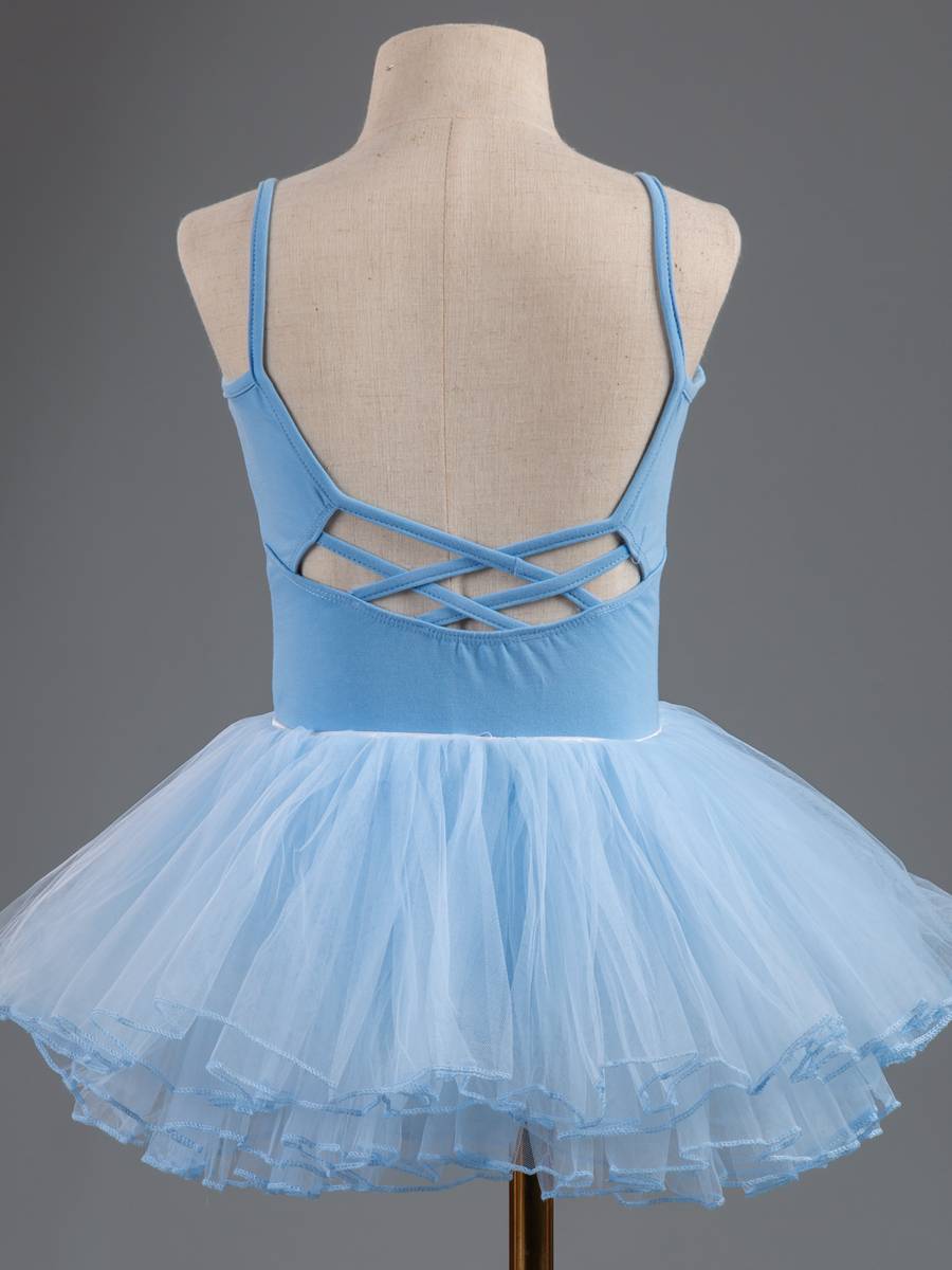 Children's practice service girl dance clothing strap body clothing children's test service ballet Chinese dance dance clothing