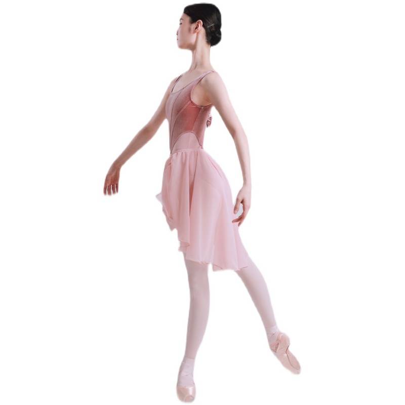 Zhu Di Gymnastics Services Ballet Dance Funny Female Velvet Bow Dance Dance Server Dance Server Adult Art Examination Summer