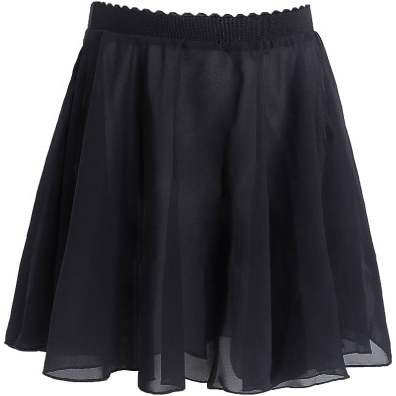 Dance Half -body skirt girl chiffon skirt children's dancing practitioner blue short yarn skirt ballet white small skirt