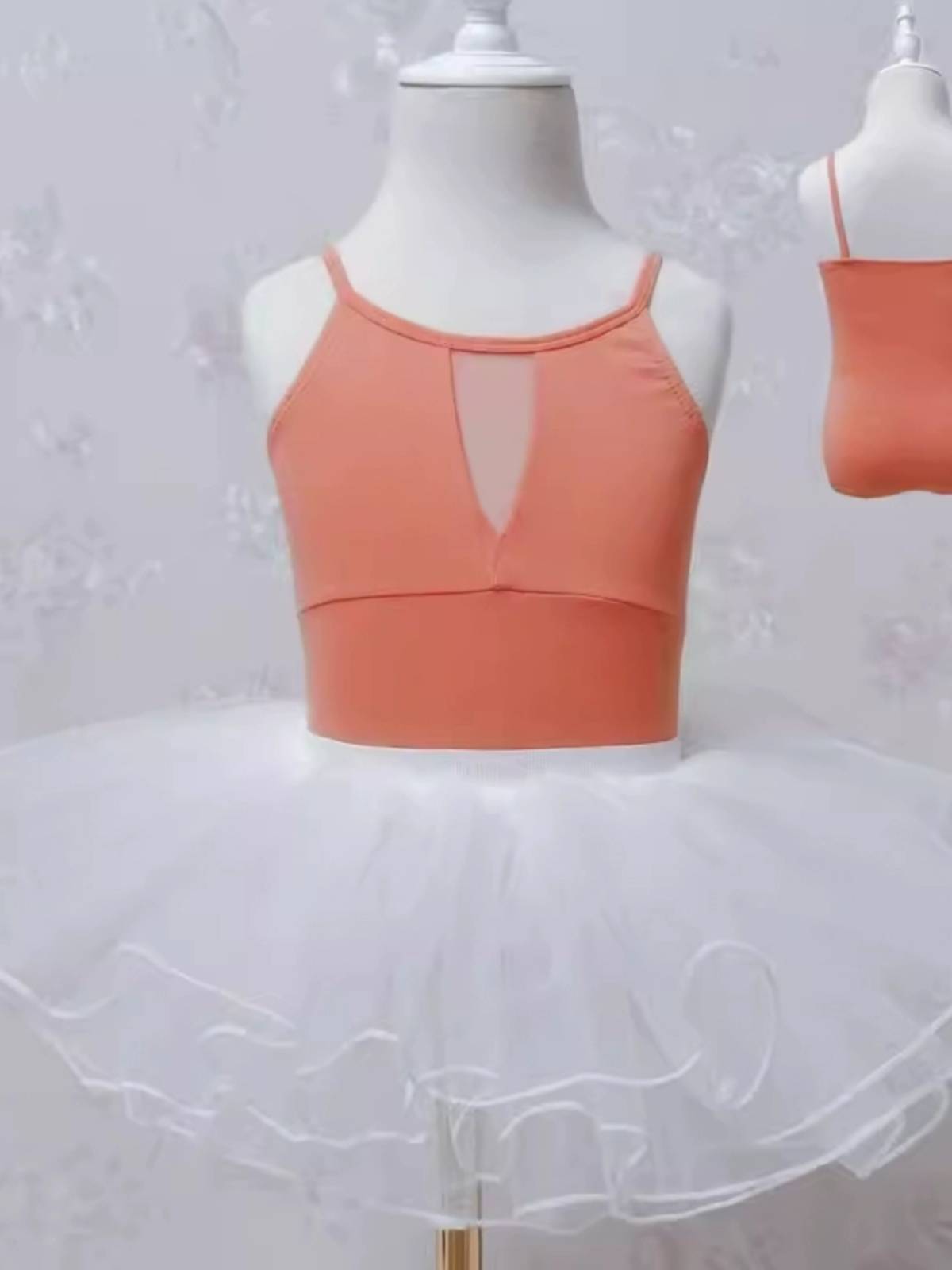 Children's dance service girl practice service summer suspension girl ballet skirt children Chinese dance yarn skirt skirt skirt skirt