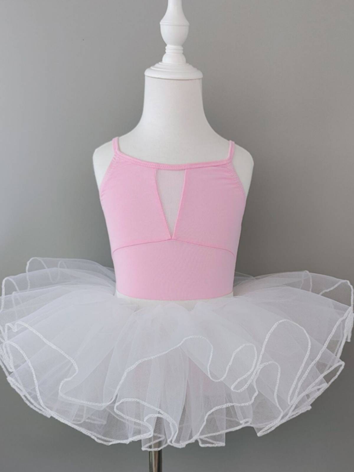 Children's dance service girl practice service summer suspension girl ballet skirt children Chinese dance yarn skirt skirt skirt skirt